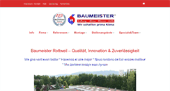 Desktop Screenshot of baumeister-klima.de